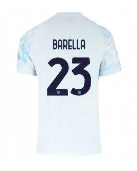 Billige Fotballdrakt Inter Milan Nicolo Barella #23 Replika Bortedrakt 2025-26 Kortermet Billige Fotballdrakt Inter Milan Nicolo Barella #23 Replika Bortedrakt 2025-26 Kortermet